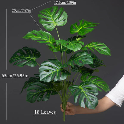 65cm Large Artificial Monstera  Fake Plant
