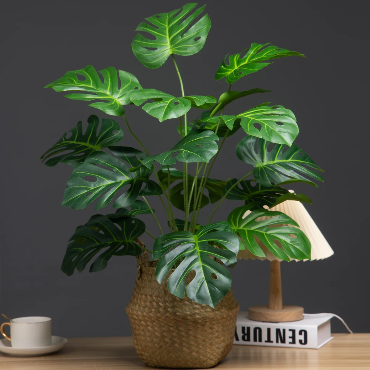 65cm Large Artificial Monstera  Fake Plant